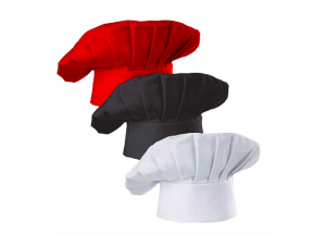 Hyzrz Lot de 3 chapeaux de chef pour adultes