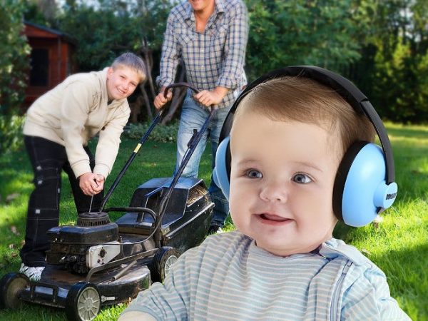 Casque antibruit pour protéger les oreilles de votre bébé