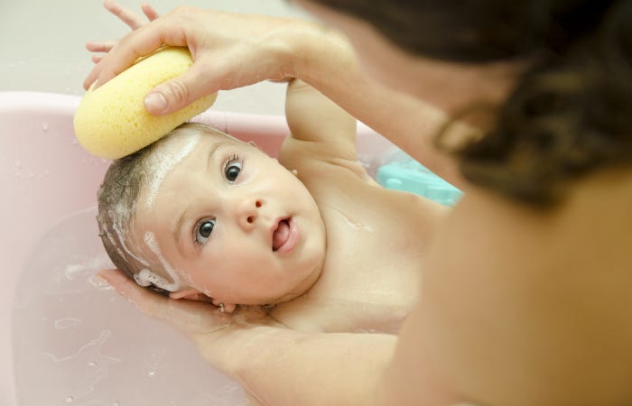 Éponges de bain pour bébé pour un bain plus confortable