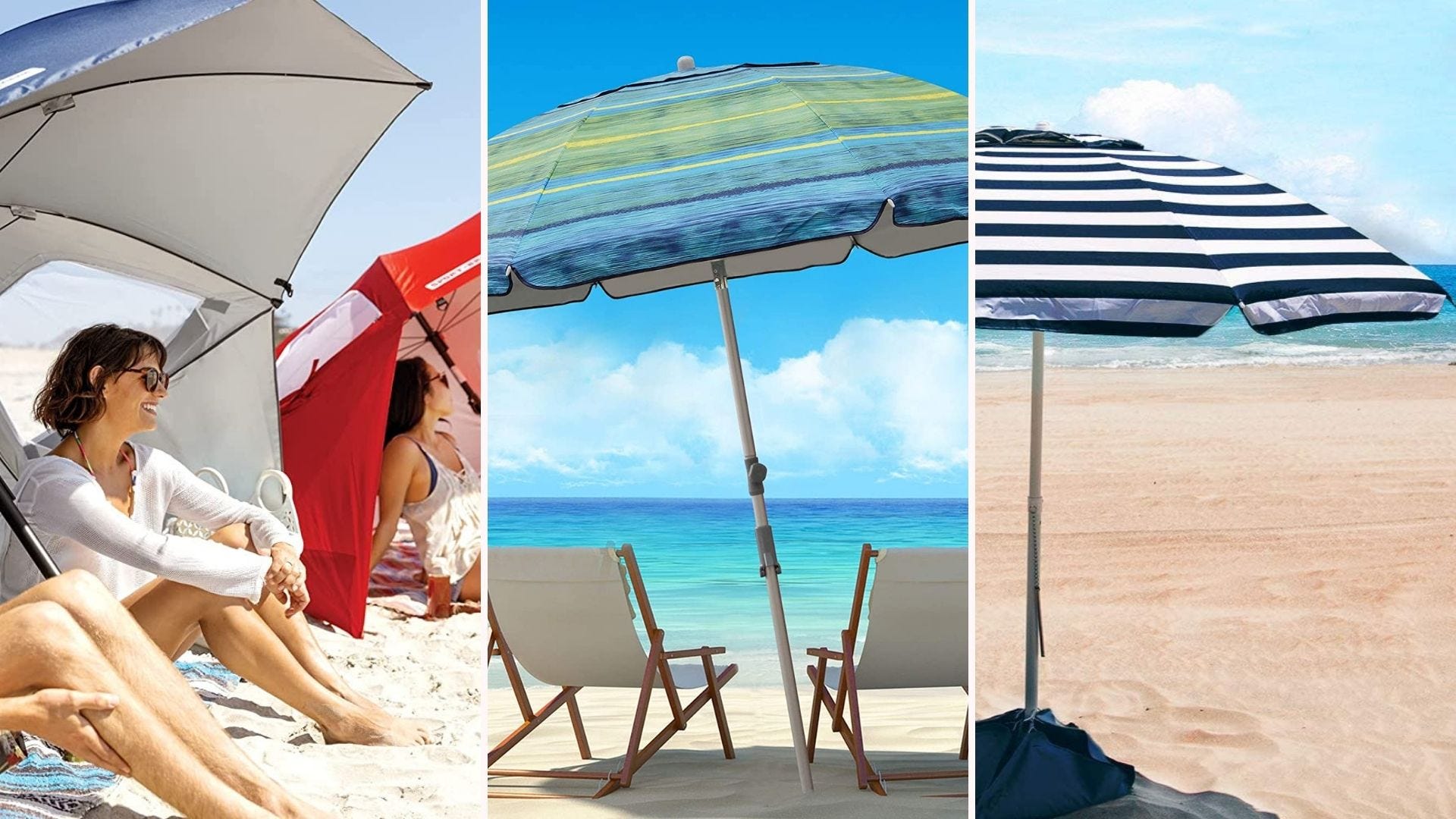 Les meilleurs parasols de plage pour vous garder à l’ombre