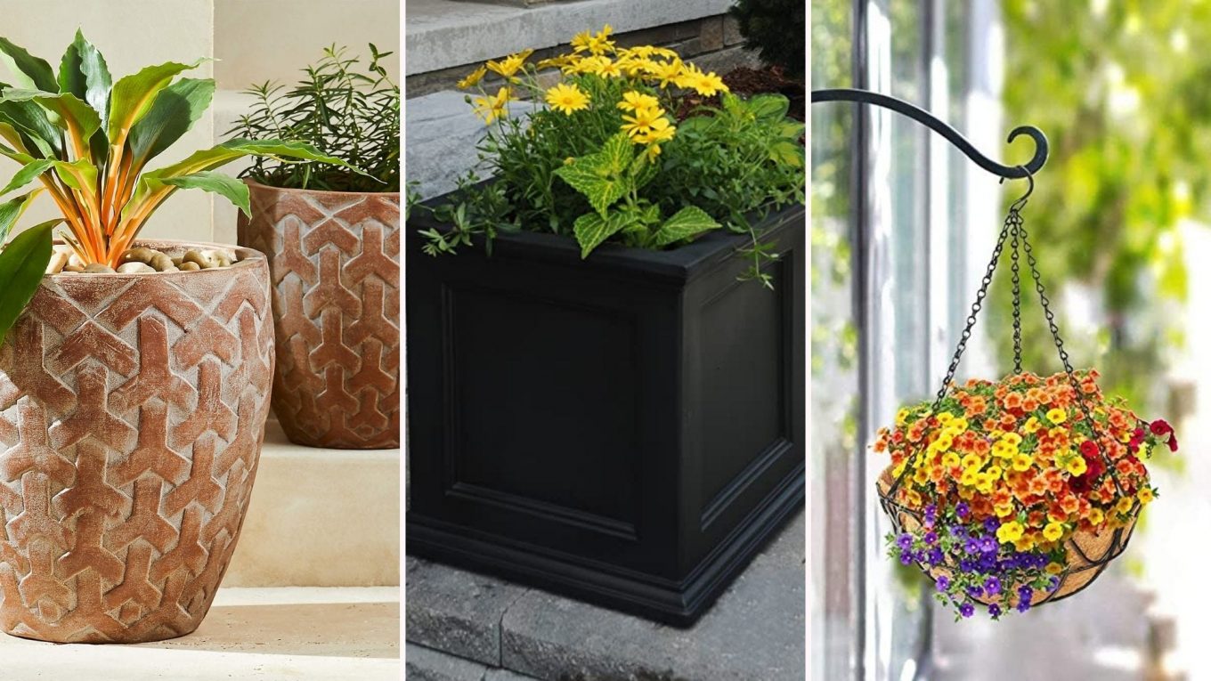 Agrémentez votre porche, votre terrasse ou votre balcon avec ces 8 jardinières