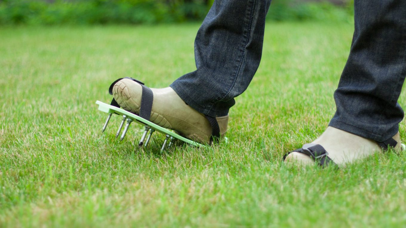 C'est le moyen le plus simple (et le moins cher) d'aérer votre pelouse