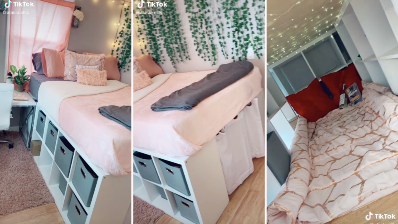 Comment transformer des étagères IKEA en lit (avec rangement)