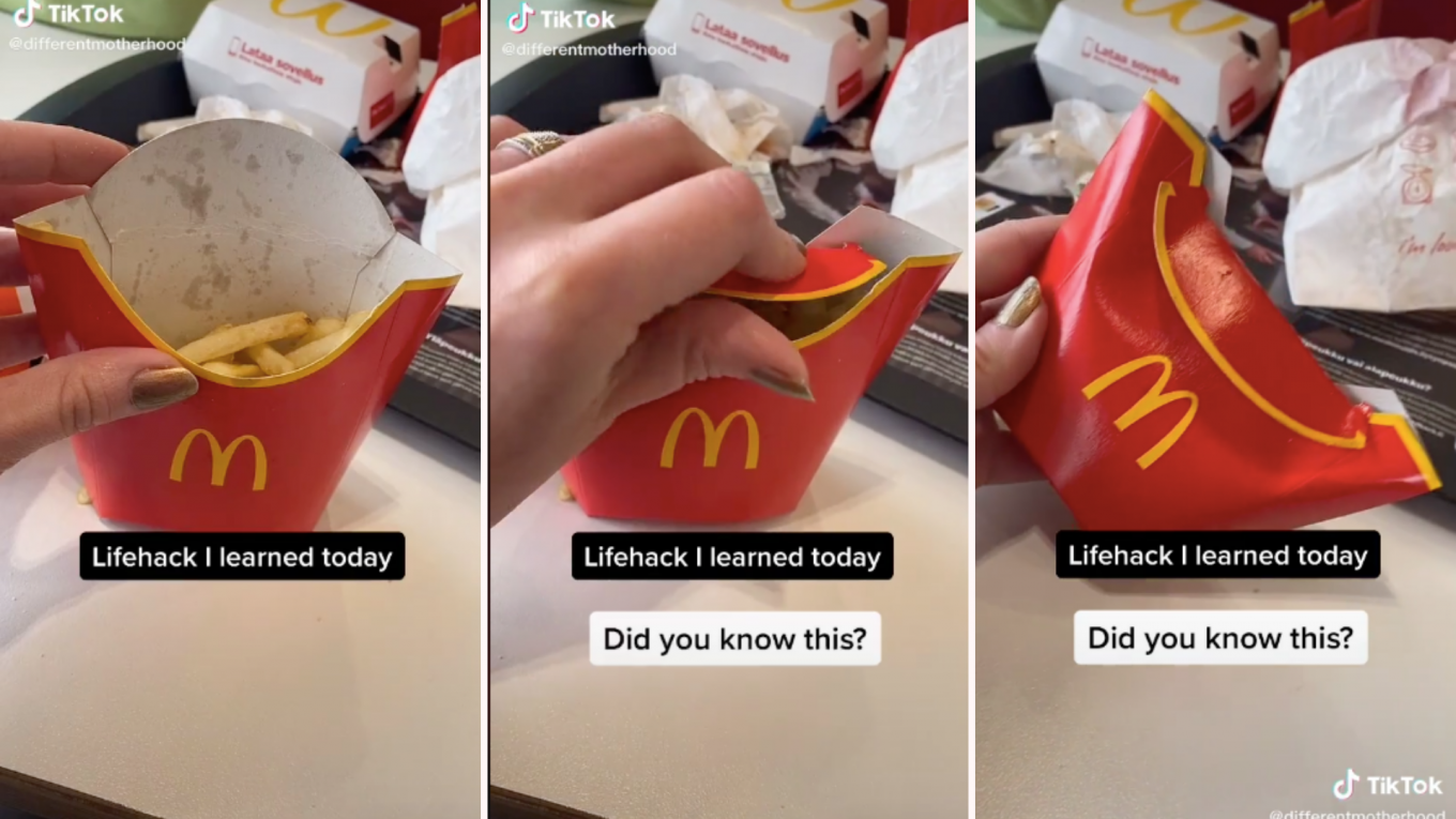 Gardez vos frites McDonald's au chaud avec ce hack facile