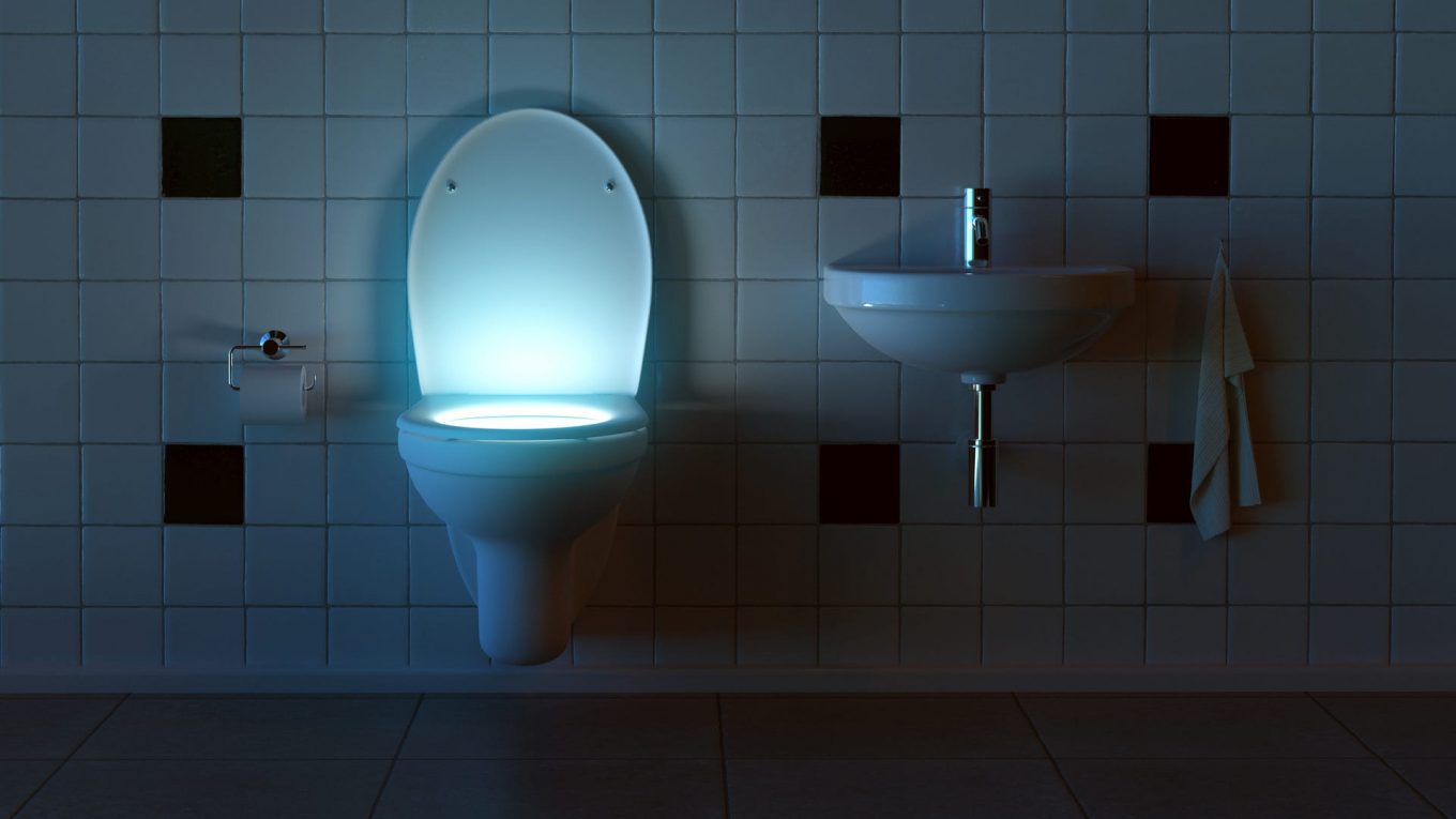 Lampes de toilette astucieuses pour les voyages de minuit à la salle de bain