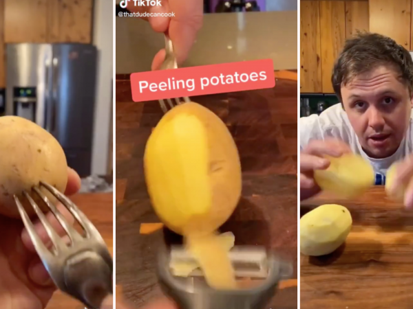Le hack pour éplucher les pommes de terre qui fonctionne réellement