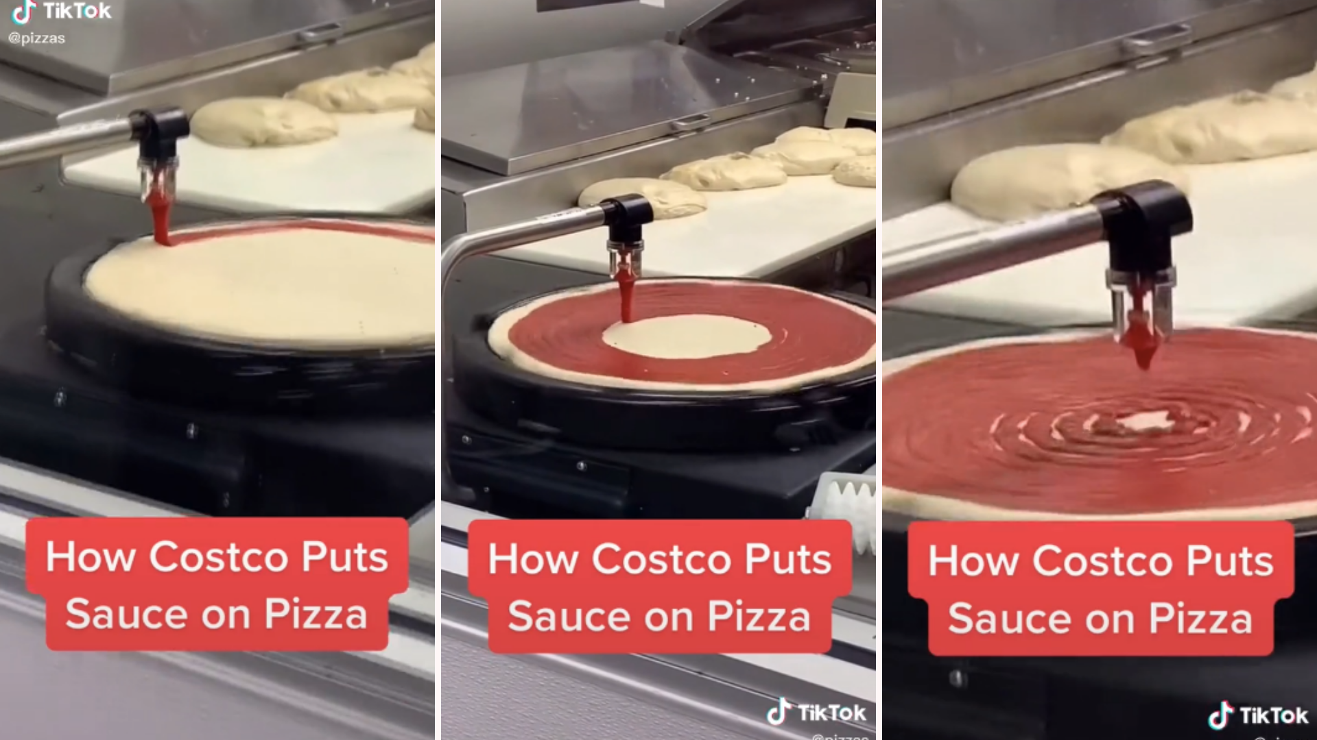 Le processus de fabrication de pizzas de Costco est fascinant