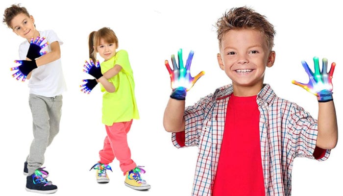 Les meilleurs gants LED pour enfants